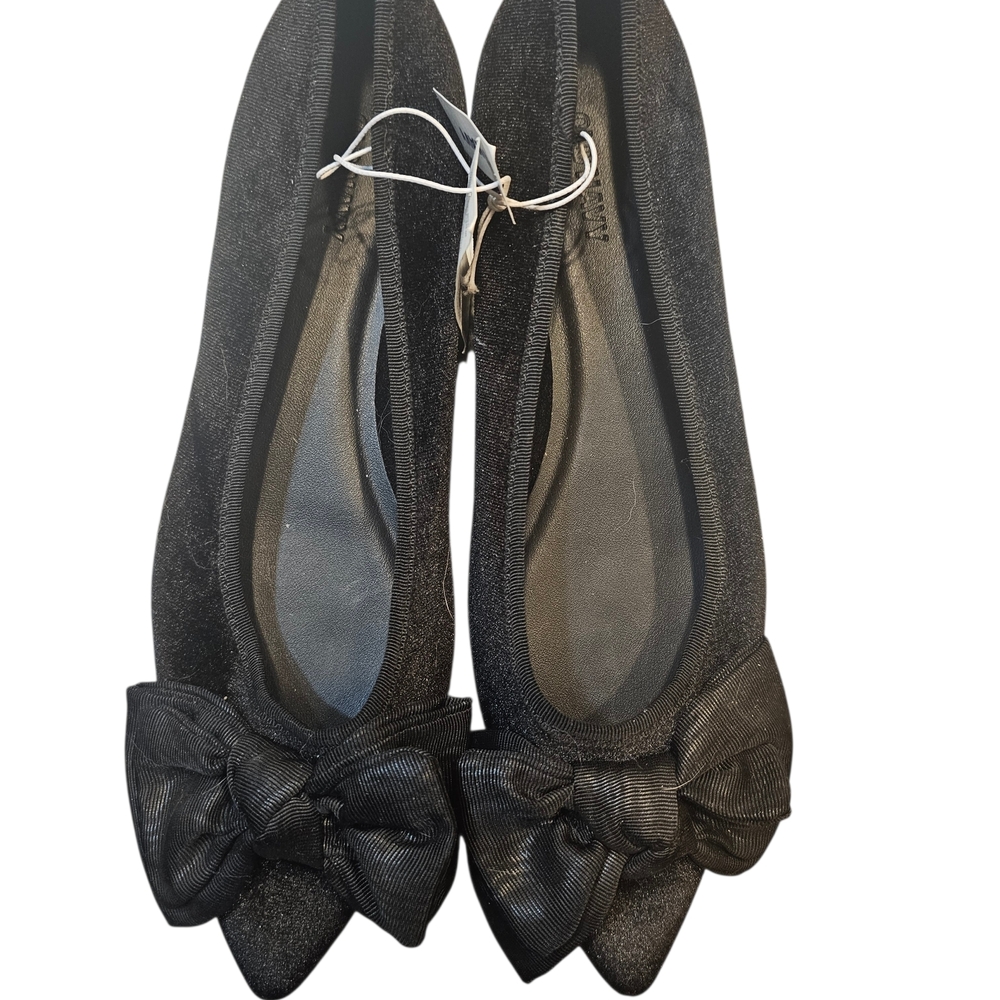 Old Navy Black Bow Flats